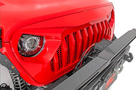 Rough Country 10496 Replacement Grille | Angry Eyes | Jeep Gladiator JT/Wrangler JL 4WD (18-25)