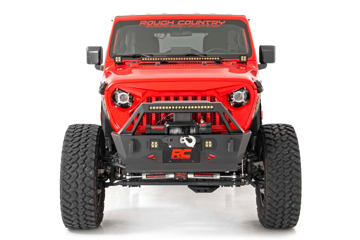 Rough Country 10496 Replacement Grille | Angry Eyes | Jeep Gladiator JT/Wrangler JL 4WD (18-25)