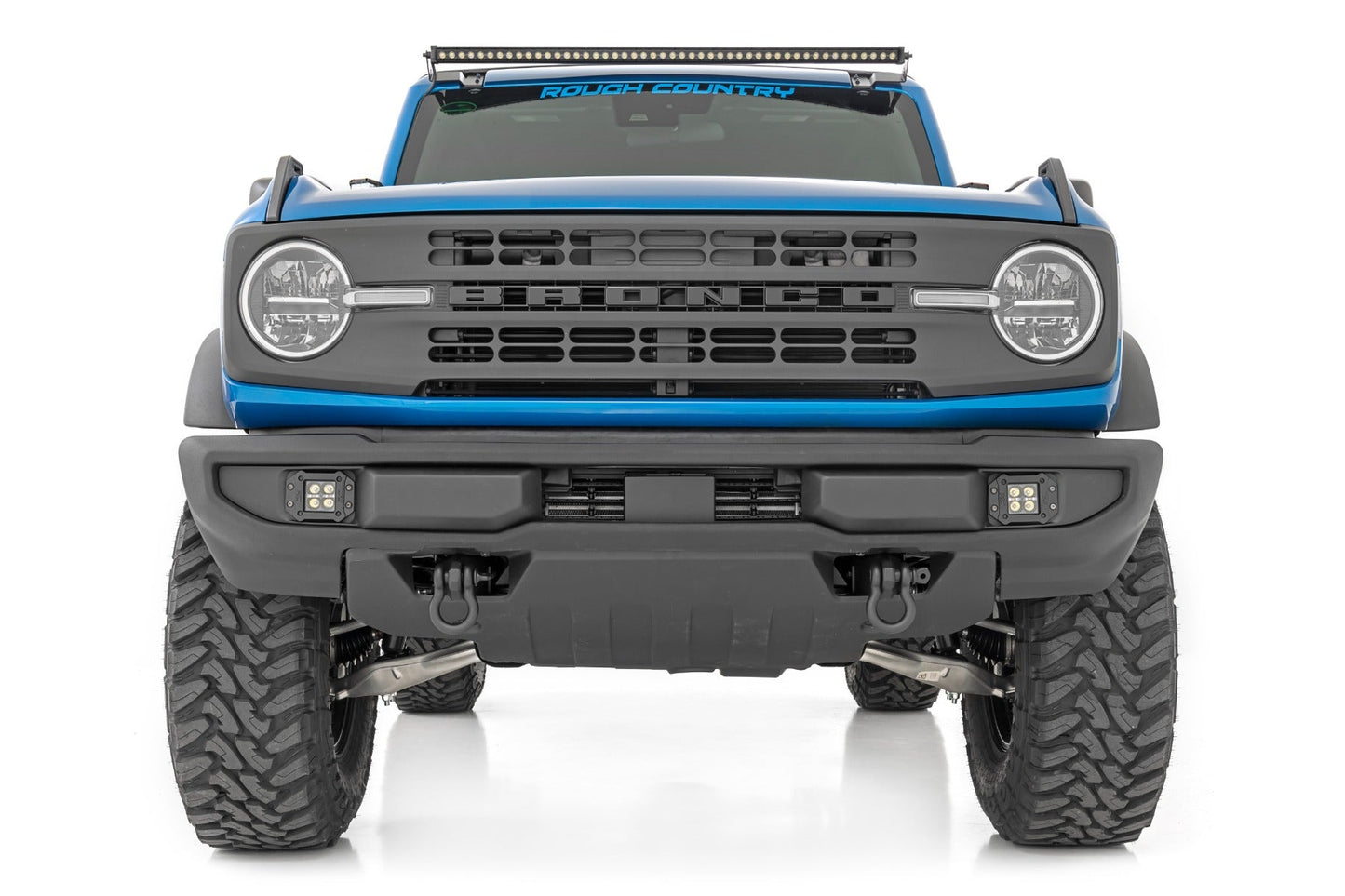 Rough Country RS172 Tow Hook Brackets | D-Ring Combo | Ford Bronco 4WD (2021-2025)