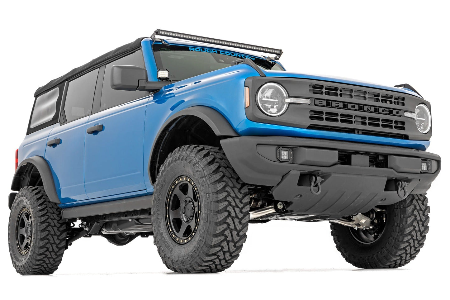 Rough Country 82043 LED Light Kit | Upper Windshield | 50" Spectrum Single Row | Ford Bronco (21-25)