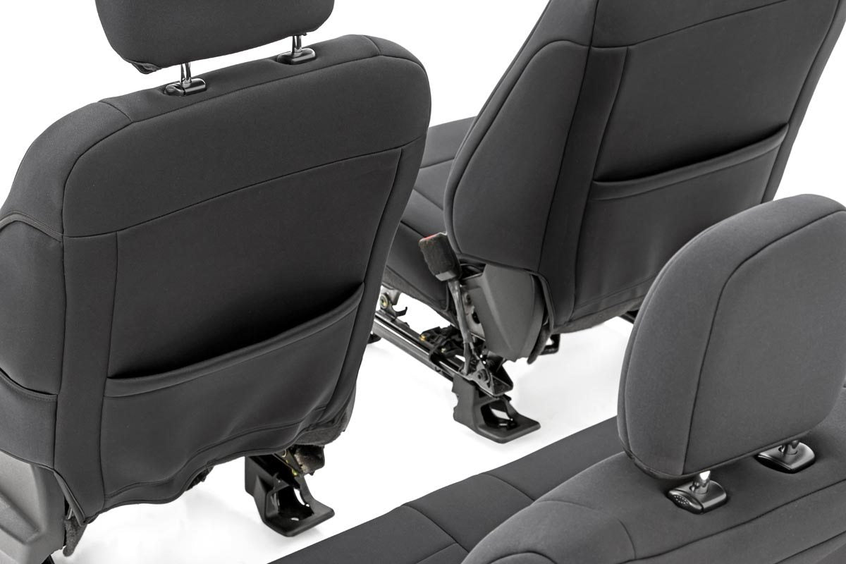 Rough Country 91017 Seat Covers | Rear Bench Seat | Ford F-150/Lightning/F-250/F-350  (2015-2025)