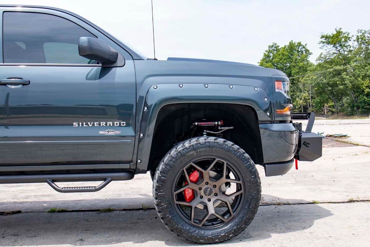 Rough Country 29850 7 Inch Lift Kit | Bracket | Vertex | Chevy/GMC 1500 (14-16)