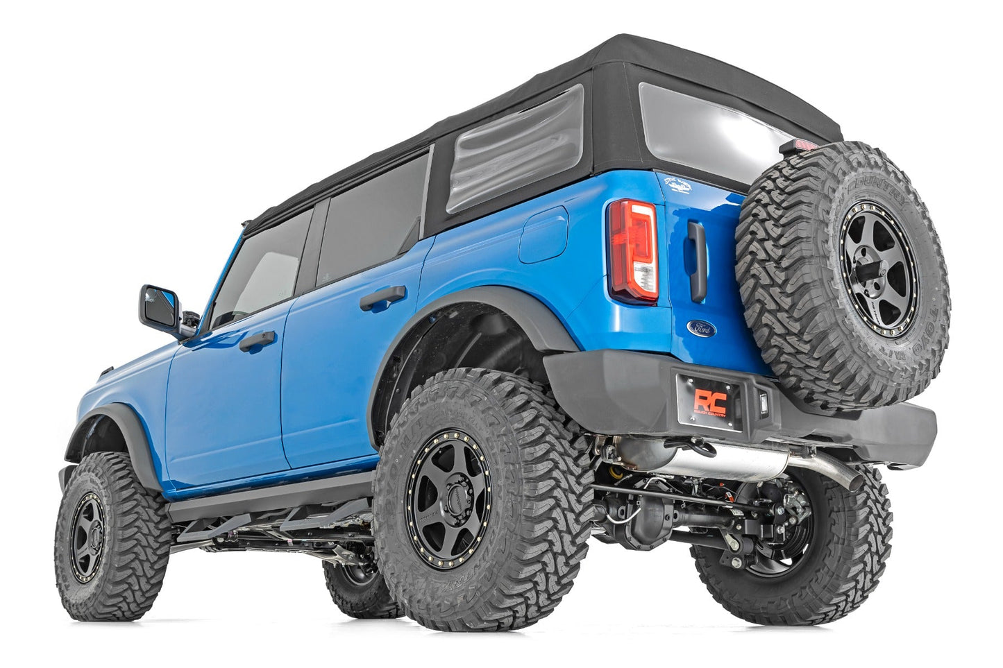 Rough Country 51029 SRX2 Adjustable Aluminum Step | Ford Bronco 4WD (2021-2025)