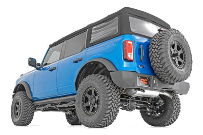 Rough Country 51029 SRX2 Adjustable Aluminum Step | Ford Bronco 4WD (2021-2025)