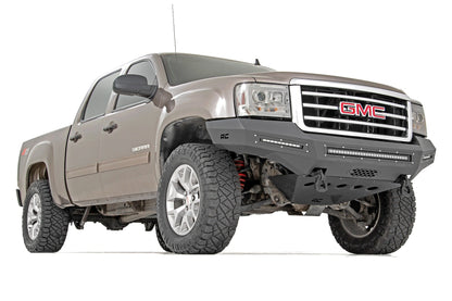Rough Country 10913 Front Bumper | Fabricated | Prerunner | LED | GMC Sierra 1500 2WD/4WD (07-13)