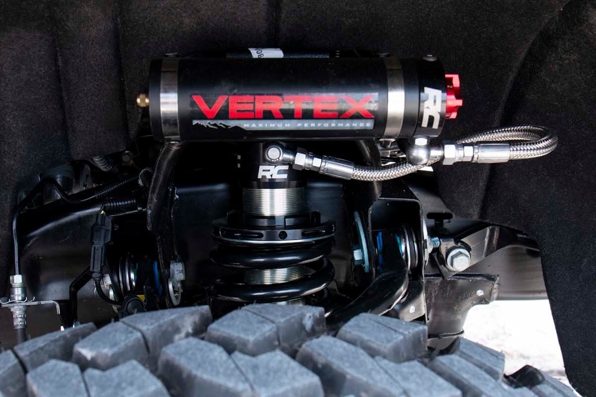 Rough Country 689016 Vertex 2.5 Remote Reservoir Leveling Coilovers | 2 Inch | Chevy/GMC 1500 (07-18 & Classic)