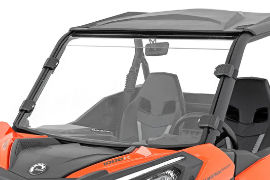 Rough Country 98101930 Full Windshield | Scratch Resistant | Can-Am Maverick Sport