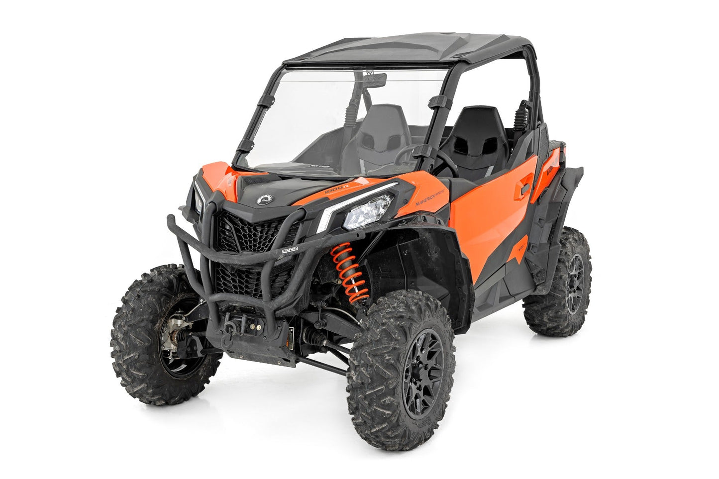Rough Country 98101930 Full Windshield | Scratch Resistant | Can-Am Maverick Sport