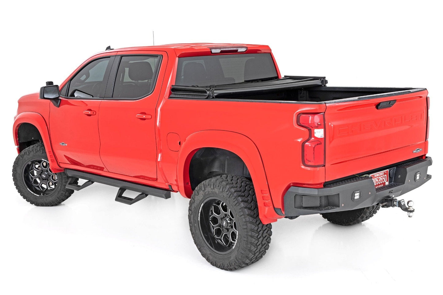 Rough Country 11003A SRX2 Adj Aluminum Step | Crew Cab | Chevy/GMC 1500/2500HD (19-26 & Refresh)