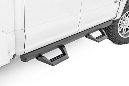 Rough Country 51008A SRX2 Adj Aluminum Step | Crew Cab | Ford F-150/Lightning/F-250/F-350/Raptor (15-25)