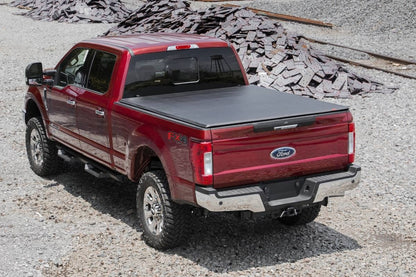 Rough Country 41517650A Soft Tri-Fold Bed Cover | 6'10" Bed | Ford F-250/F-350 Super Duty (17-26)