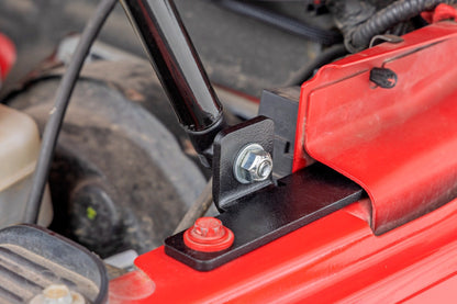 Rough Country 10643 Hood Struts | Hydraulic | Jeep Wrangler JK/Wrangler Unlimited  (2007-2018)