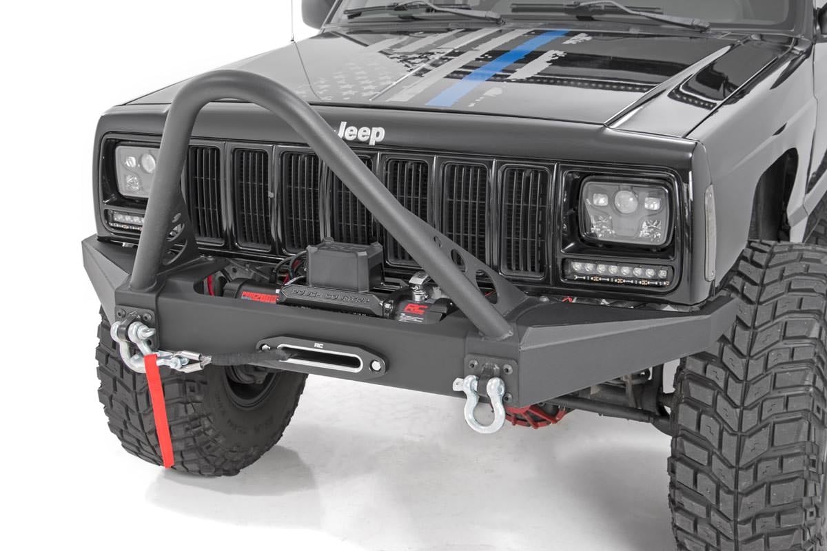 Rough Country 10570 Front Winch Bumper | Jeep Cherokee XJ 2WD/4WD (1984-2001)