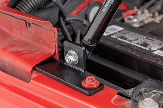 Rough Country 10643 Hood Struts | Hydraulic | Jeep Wrangler JK/Wrangler Unlimited  (2007-2018)