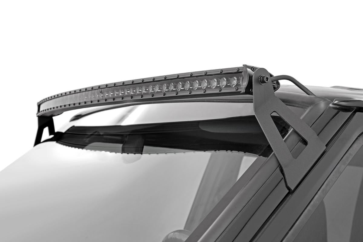 Rough Country 72750BL 50 Inch Black Series LED Light Bar | Curved | Single Row