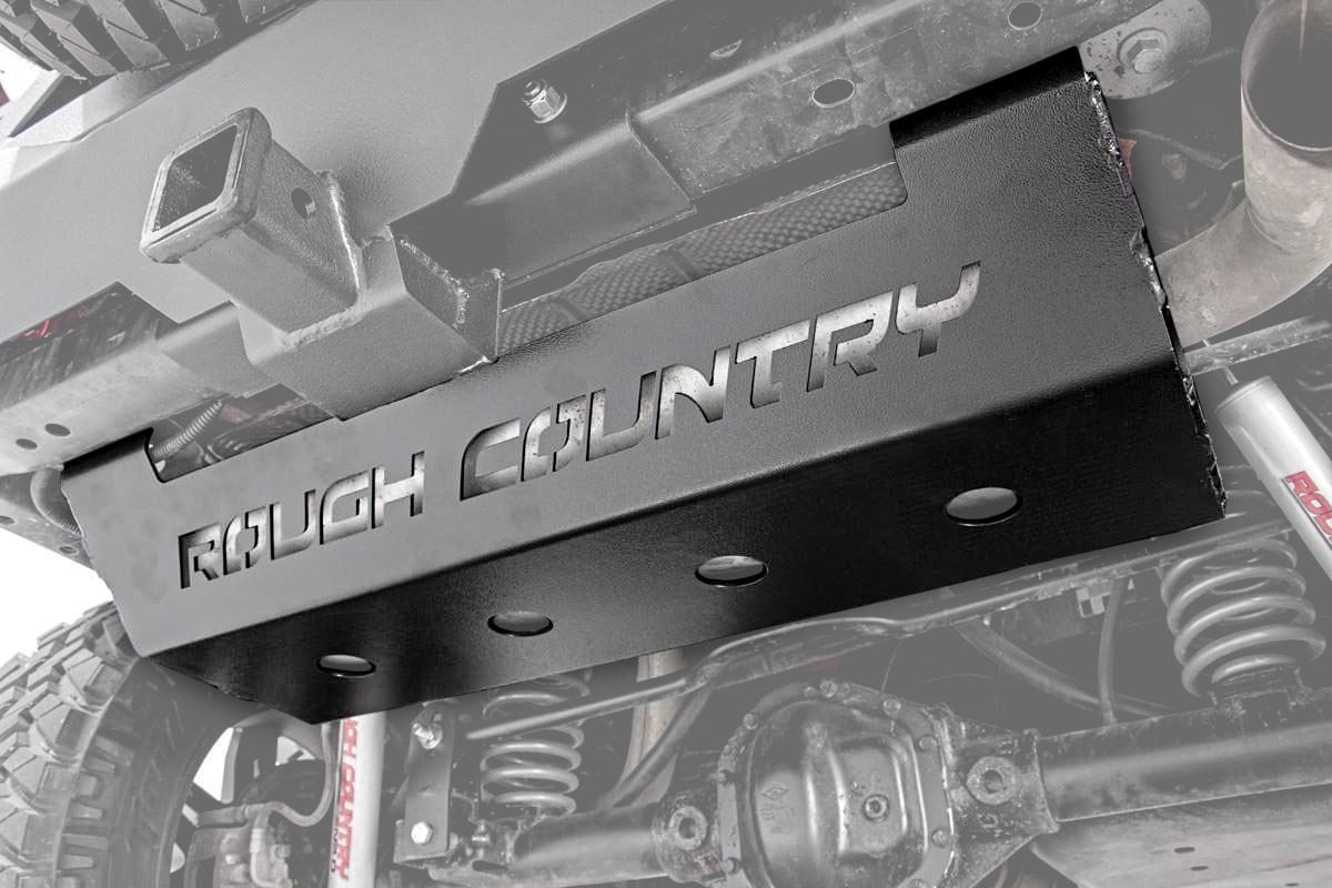 Rough Country 779 Muffler Skid Plate | Jeep Wrangler JK/Wrangler Unlimited  (2007-2018)