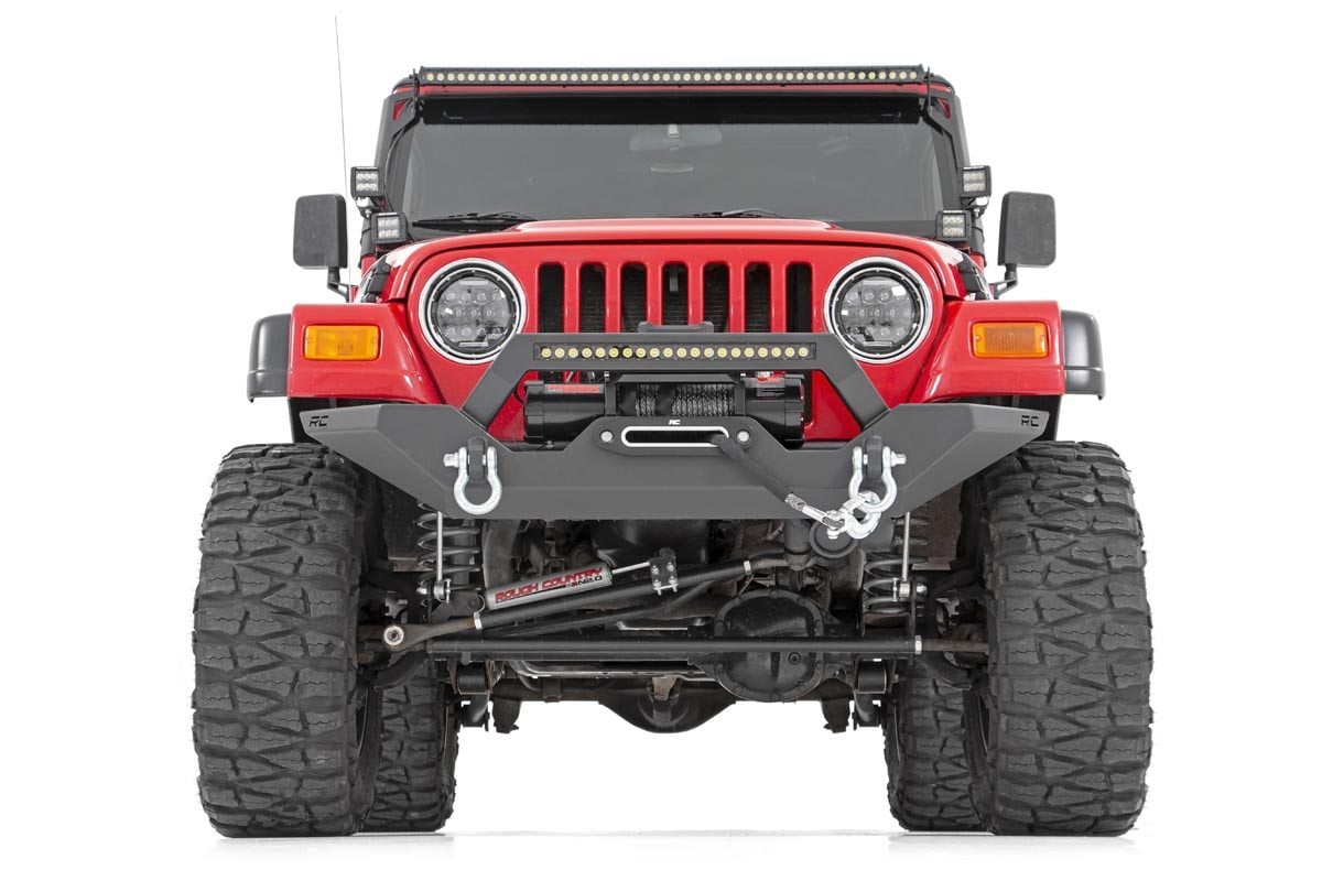 Rough Country 10595 Front Bumper | Rock Crawler | Jeep Wrangler TJ (97-06)/Wrangler Unlimited (04-06)