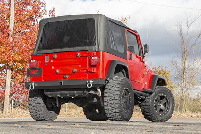 Rough Country 10591 Rear Bumper | Full Width | Jeep Wrangler TJ (97-06)/Wrangler Unlimited (04-06)