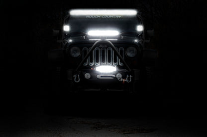 Rough Country 70950BL 50 Inch Black Series LED Light Bar | Dual Row