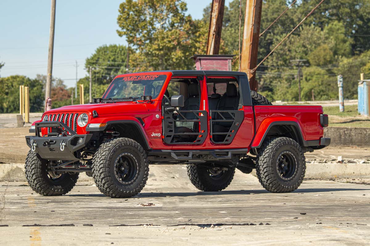 Rough Country 90762 Contoured Drop Steps | Jeep Gladiator JT 4WD (2020-2025)
