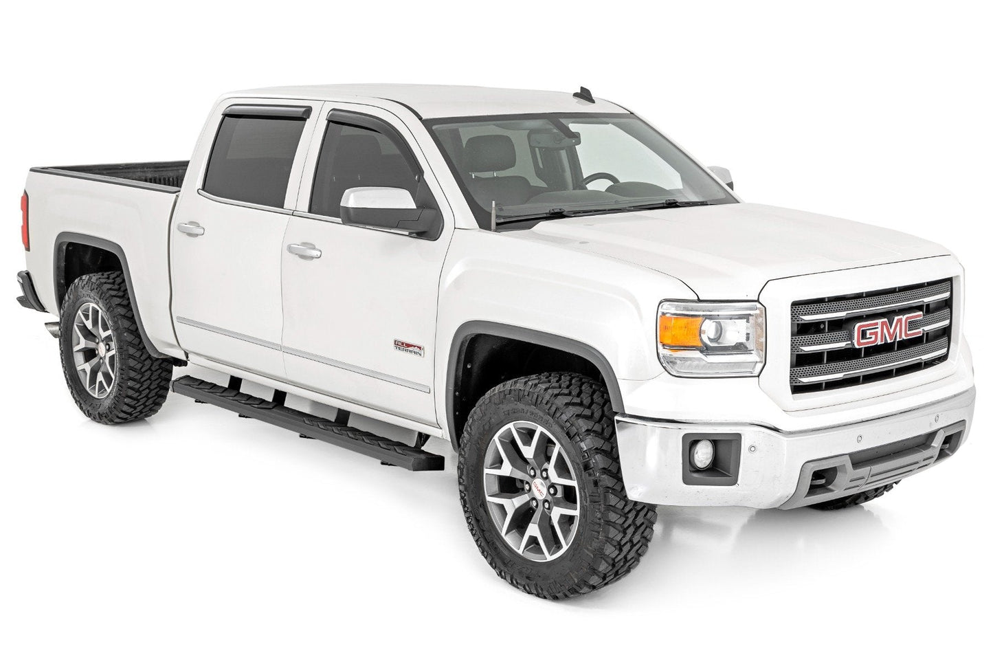 Rough Country 41001A BA2 Running Board | Side Step Bars | Chevy/GMC 1500/2500HD/3500HD (07-19 & Classic)