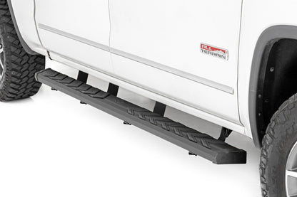 Rough Country 41001A BA2 Running Board | Side Step Bars | Chevy/GMC 1500/2500HD/3500HD (07-19 & Classic)