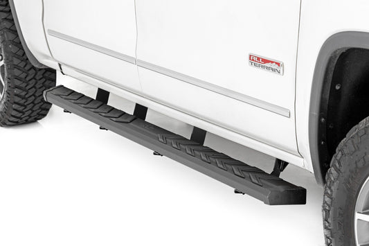 Rough Country 41001A BA2 Running Board | Side Step Bars | Chevy/GMC 1500/2500HD/3500HD (07-19 & Classic)