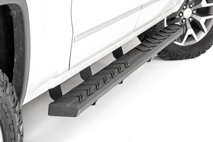 Rough Country 41001A BA2 Running Board | Side Step Bars | Chevy/GMC 1500/2500HD/3500HD (07-19 & Classic)