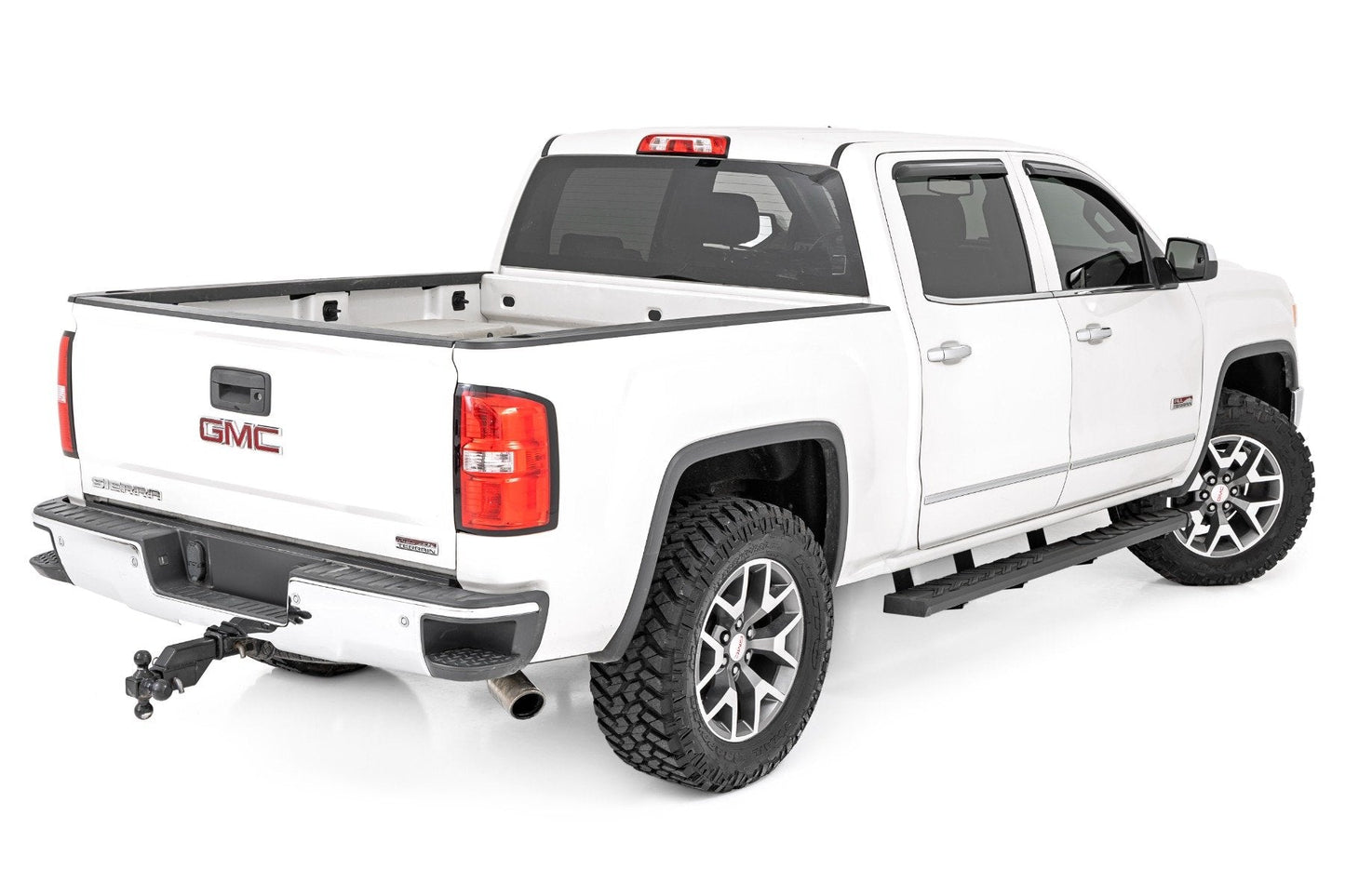 Rough Country 41001A BA2 Running Board | Side Step Bars | Chevy/GMC 1500/2500HD/3500HD (07-19 & Classic)