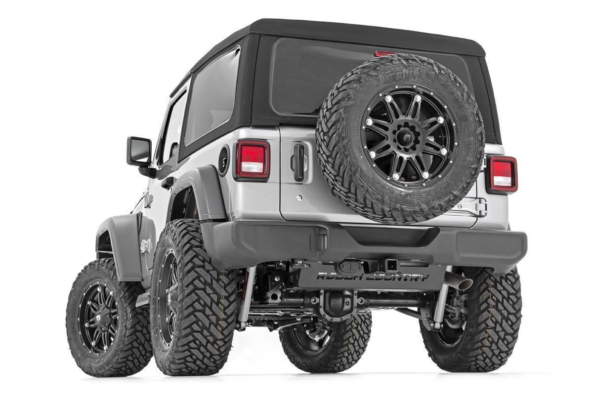 Rough Country 10599 Skid Plate | Muffler | Jeep Wrangler JL/Wrangler Unlimited 4WD (2018-2025)