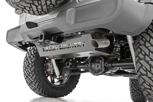 Rough Country 10599 Skid Plate | Muffler | Jeep Wrangler JL/Wrangler Unlimited 4WD (2018-2025)