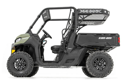 Rough Country 97027 Cargo Rack | Dual 2" Black LED Pairs | Flush Mount | Can-Am Defender HD 5/HD 8/HD 9/HD 10