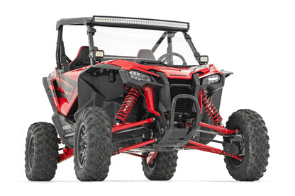 Rough Country 92037 LED Light Kit | Front Mount | 40" Black Dual Row | White DRL | Honda Talon 1000