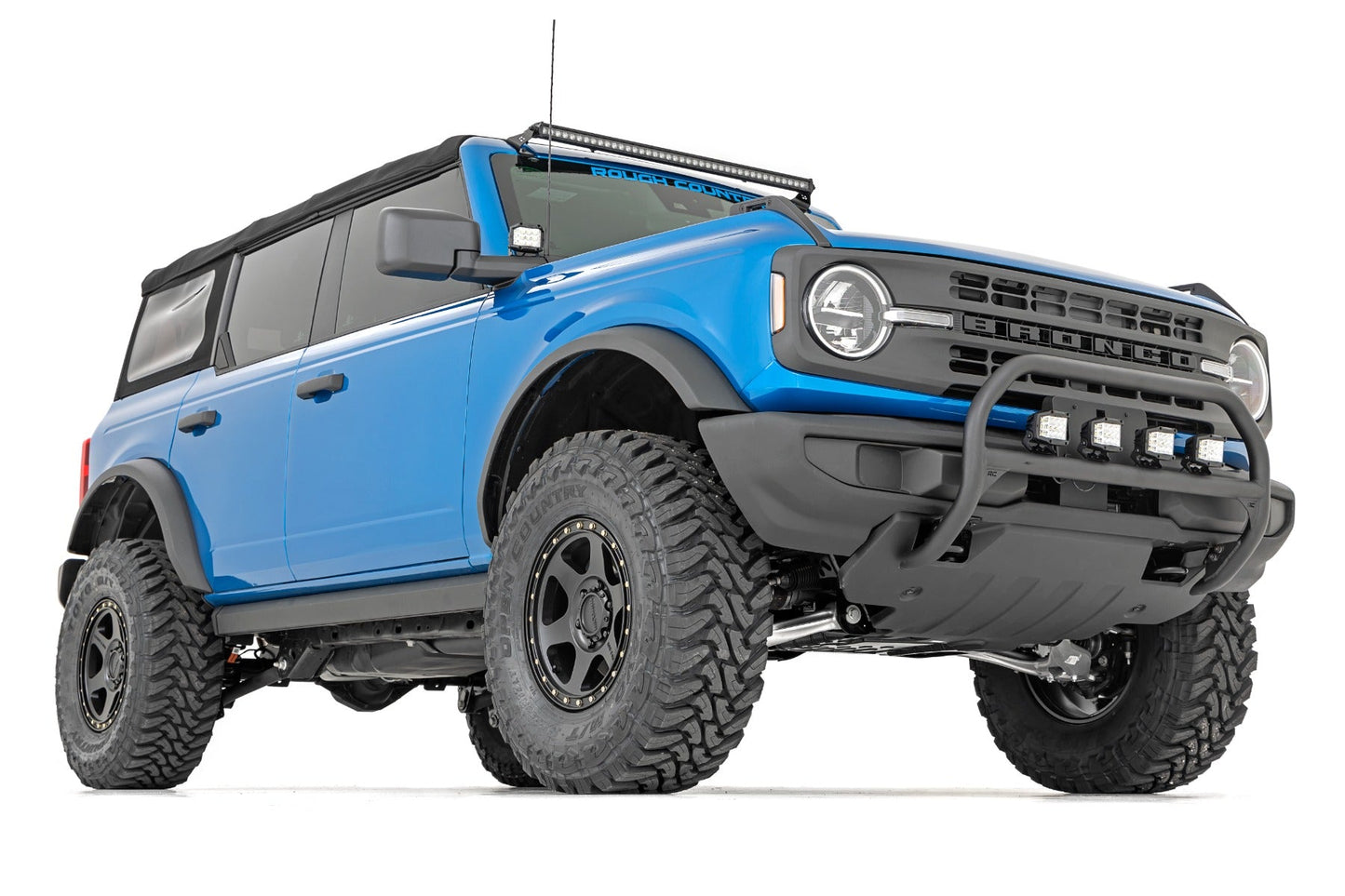 Rough Country 82041 LED Light Kit | Upper Windshield | 40" Spectrum Single Row | Ford Bronco (21-25)