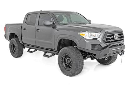 Rough Country 71000A SRX2 Adj Aluminum Step | Double Cab | Toyota Tacoma 2WD/4WD (2005-2023)