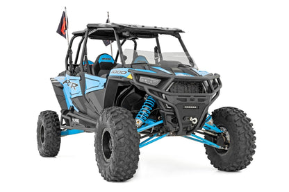 Rough Country 93131 Tubular Bumper | Front | Black Series LED | 6" Light | Slim Line | Polaris RZR XP 1000