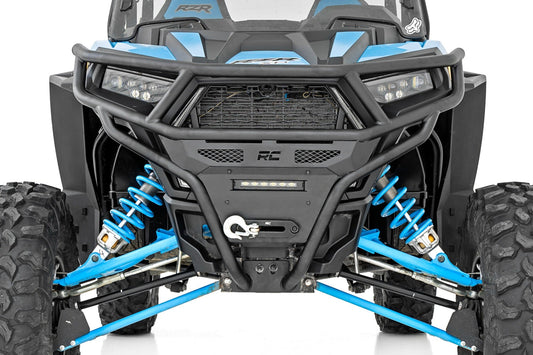 Rough Country 93131 Tubular Bumper | Front | Black Series LED | 6" Light | Slim Line | Polaris RZR XP 1000
