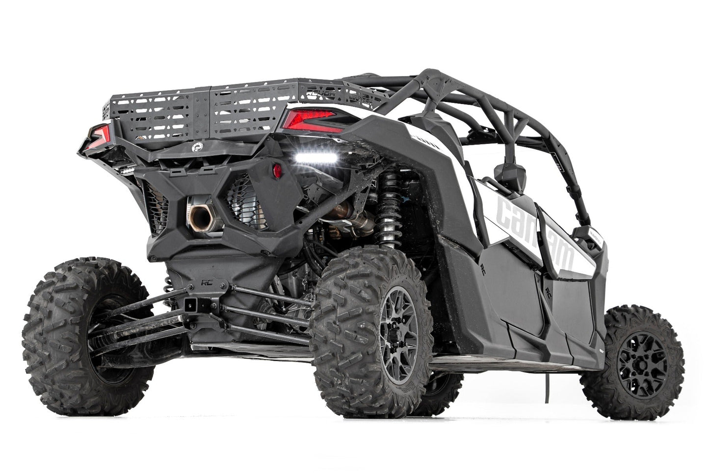 Rough Country 97026 LED Light Kit | Tail Light Mount | 6" Black Slimline Pair | Can-Am Maverick X3