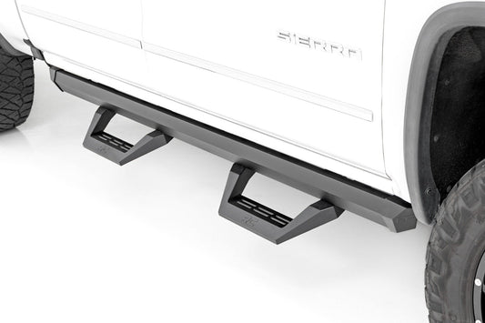 Rough Country 11009A SRX2 Adj Aluminum Step | Crew Cab | Chevy/GMC 1500/2500HD/3500HD (07-18 & Classic)