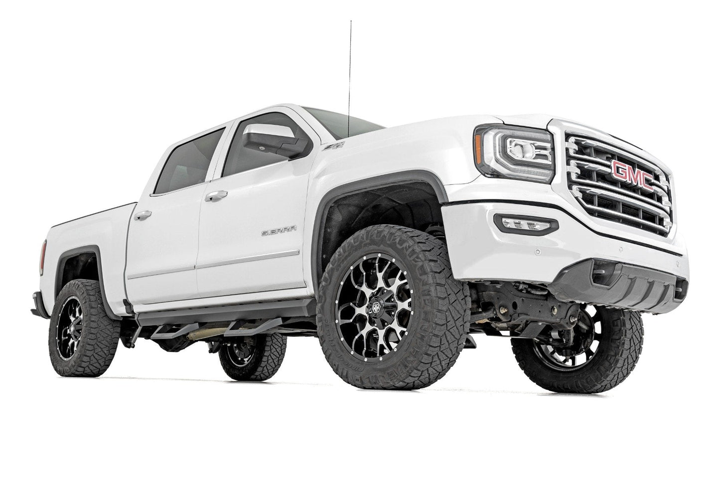 Rough Country 11009A SRX2 Adj Aluminum Step | Crew Cab | Chevy/GMC 1500/2500HD/3500HD (07-18 & Classic)