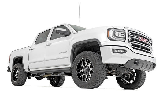 Rough Country 11009A SRX2 Adj Aluminum Step | Crew Cab | Chevy/GMC 1500/2500HD/3500HD (07-18 & Classic)