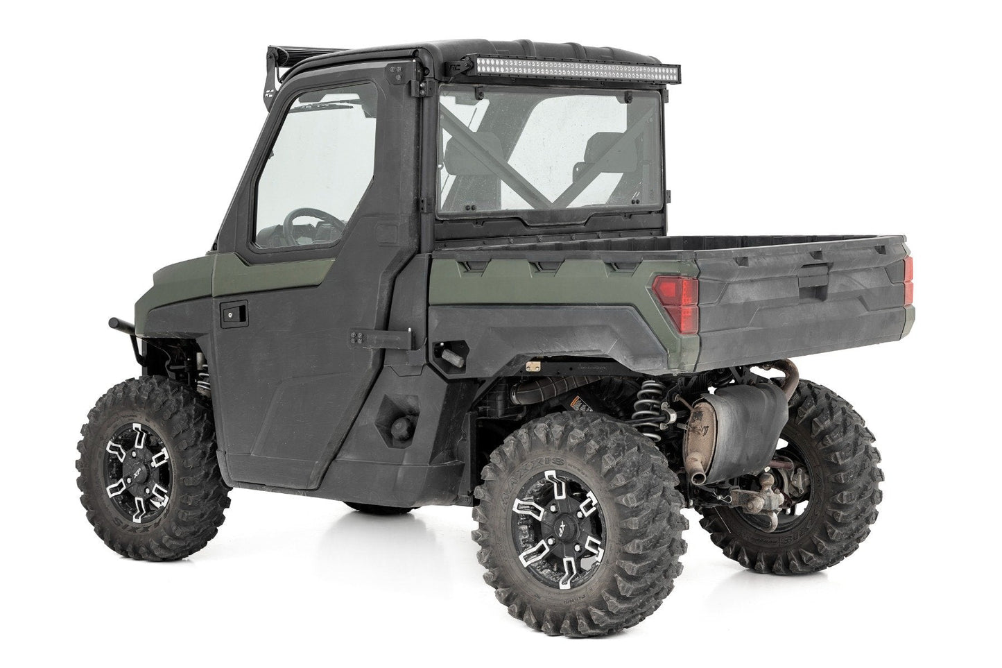 Rough Country 93125 LED Light Kit | Rear Mount | 50" Black Pair | Polaris Ranger XP 1000