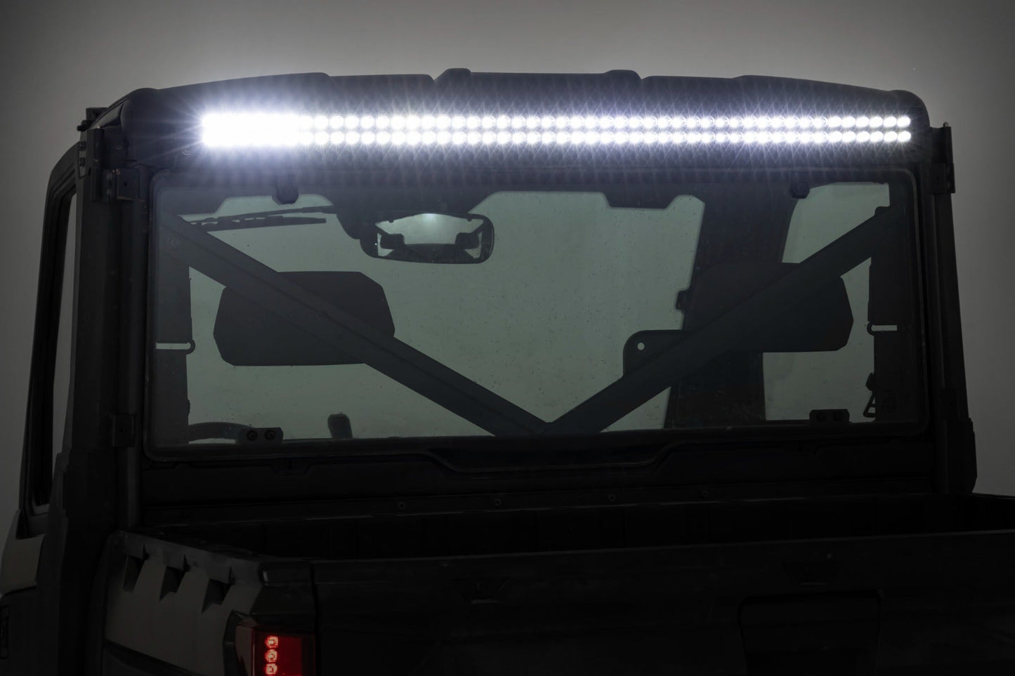 Rough Country 70950BD 50 Inch Black Series LED Light Bar | Dual Row | Cool White DRL