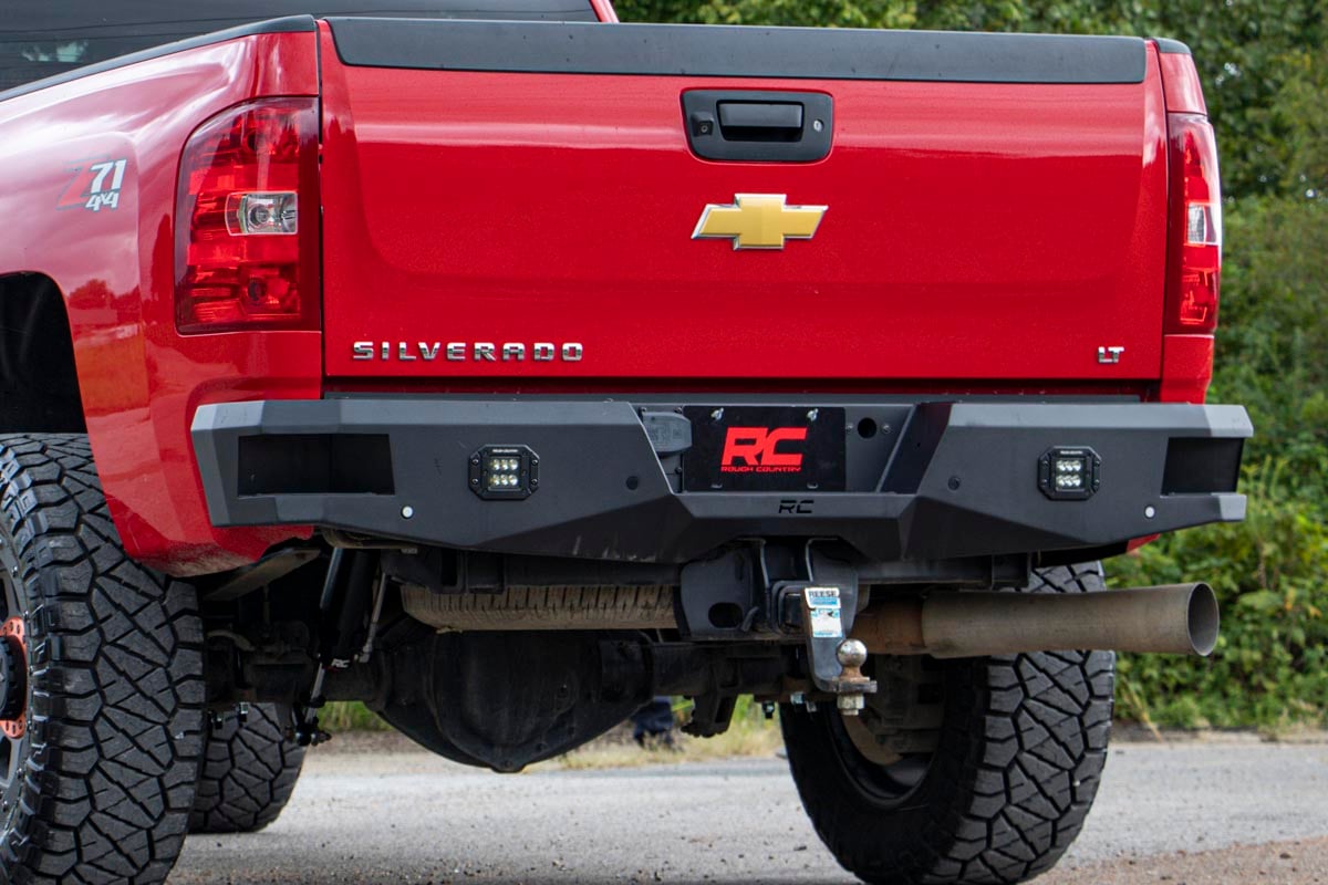 Rough Country 10779 Rear Bumper | Chevy Silverado & GMC Sierra 2500HD/3500HD 2WD/4WD (2011-2019)