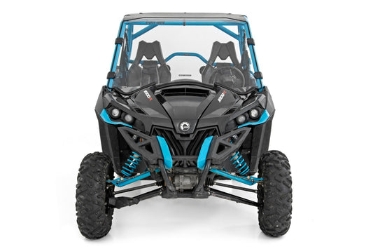 Rough Country 98131830 Full Windshield | Scratch Resistant | Can-Am Maverick Max 1000R X