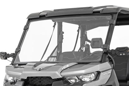 Rough Country 98162030 Full Windshield | Scratch Resistant | Can-Am Defender HD 8/HD 9/HD 10
