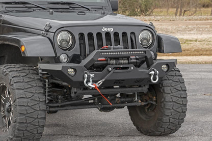 Rough Country 10596 Front Bumper | Sport | OE Fog | Jeep Gladiator JT/Wrangler JK & JL/Wrangler Unlimited 4WD