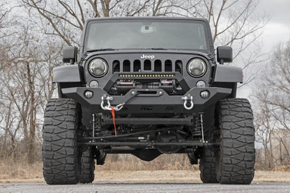 Rough Country 10596 Front Bumper | Sport | OE Fog | Jeep Gladiator JT/Wrangler JK & JL/Wrangler Unlimited 4WD
