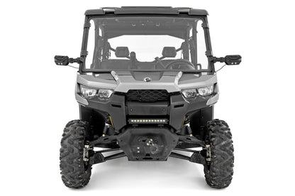 Rough Country 98162030 Full Windshield | Scratch Resistant | Can-Am Defender HD 8/HD 9/HD 10