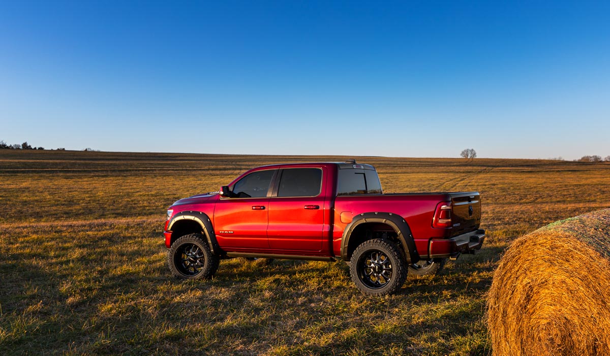Rough Country A-D10914-DX8 Fender Flares | Defender | DX8 Black | Ram 1500 2WD/4WD (2019-2024)
